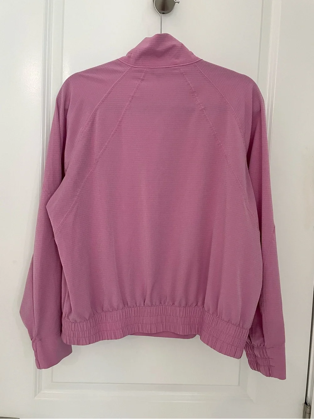 Athleta Boundless Popover Jacket Size M casual athleisure Maritima Pink. L14